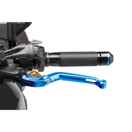 Puig Foldable Clutch Lever 16Blue Selector Gold