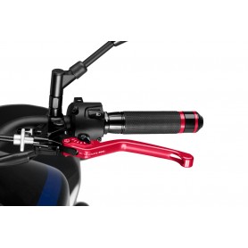 Puig Unfoldable Clutch Lever 3.0. Red Selector Black