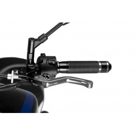 Puig Short Clutch Lever 3.0. Silver Selector Black