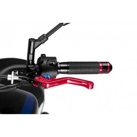 Puig Short Clutch Lever 3.0. Red Selector Blue