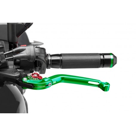 Puig Foldable Clutch Lever 16Green Selector Red