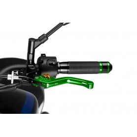 Puig Short Clutch Lever 3.0. Green Selector Gold