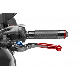 Puig Clutch Lever 16Black Ext.Red Select.Blue