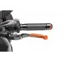 Puig Clutch Lever 16Black Ext.Orange Select.Silverv