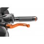 Puig Unfoldable Clutch Lever 16 Orange Selector Silver