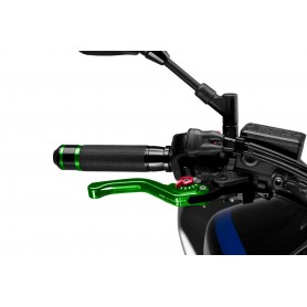 Puig Short Brake Lever 3.0. Green Selector Red