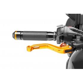 Puig Short Brake Lever 16 Gold Selector Orange