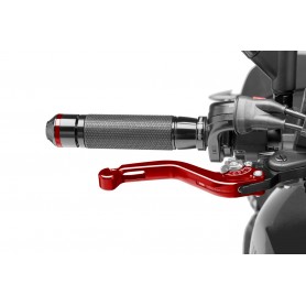 Puig Short Brake Lever 16Red Selector Silver