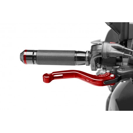 Puig Short Brake Lever 16Red Selector Silver
