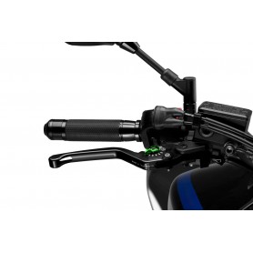 Puig Unfoldable Brake Lever 3.0. Black Selector Green