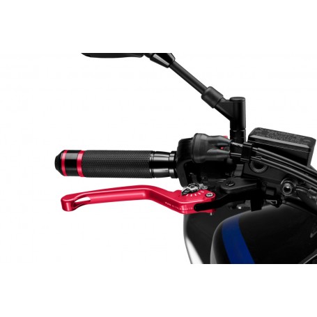 Puig Unfoldable Brake Lever 3.0. Red Selector Silverve