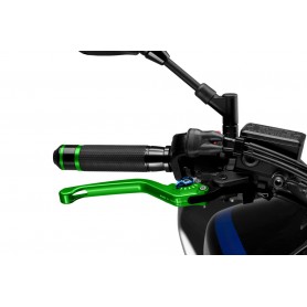 Puig Unfoldable Brake Lever 3.0. Green Selector Blacku