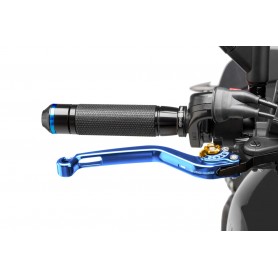 Puig Unfoldable Brake Lever 16Blue Selector Gold