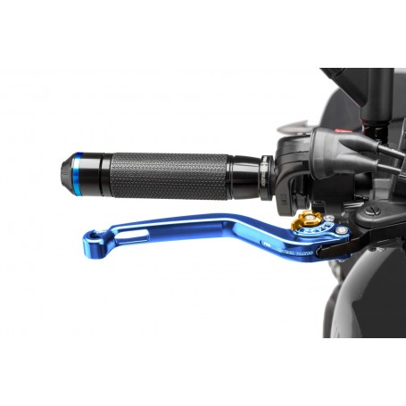 Puig Unfoldable Brake Lever 16Blue Selector Gold