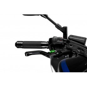 Puig Short Brake Lever 3.0. Black Selector Green