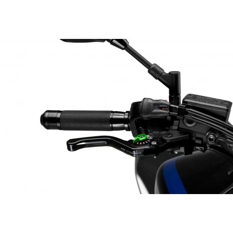 Puig Short Brake Lever 3.0. Black Selector Green