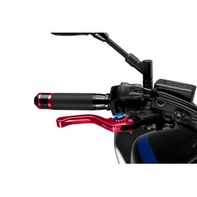 Puig Short Brake Lever 3.0. Red Selector Blue