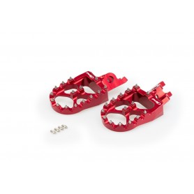 Puig Footpegs Hi-Tech Off-Road Honda Red