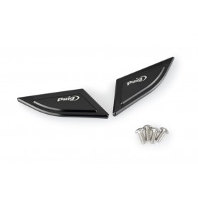 Puig Mirror Block Off Plate Set Panigale V2 Black