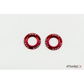 Spare - Anodized Aluminium Ring Set for Swing Arm Protection - Red