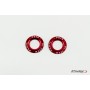 Spare - Anodized Aluminium Ring Set for Swing Arm Protection - Red