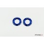 Spare - Anodized Aluminium Ring Set for Swing Arm Protection - Blue