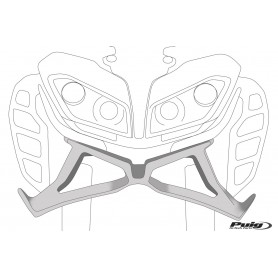 Puig Frontal Spoiler Naked Yamaha MT-09 21-22 Carbo