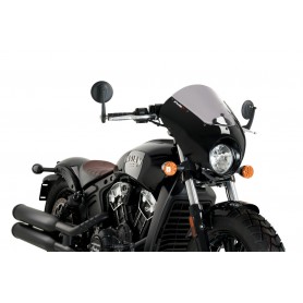Puig Semifairing Mod Dark Night Indian Scout Bobber