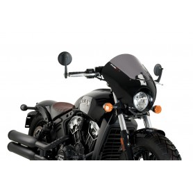 Puig Semifairing Mod Dark Night Indian Scout Bobber