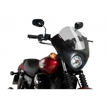 Puig Semifairing Mod Dark Night Hd Street 750 Xg750