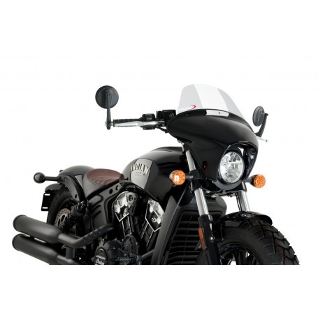 Puig Windshield Batwing Sml Touring Indian Scout Bobber