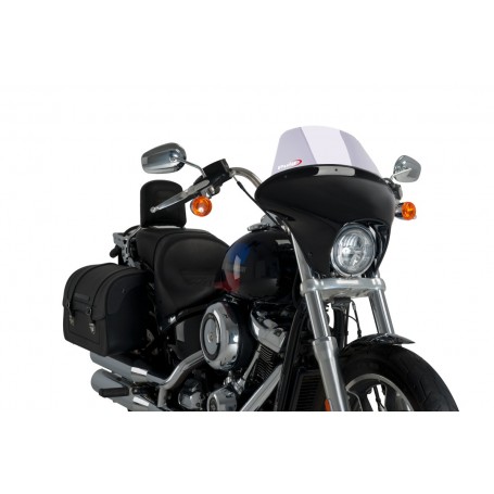 Puig Windshield Batwing Sml Touring Hd Softail Low Ride