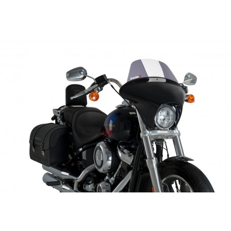 Puig Windshield Batwing Sml Touring Hd Softail Low Ride
