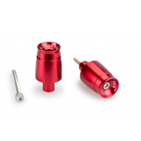 Puig Bar End Aluminium Mod Sport Kawasaki Z650 Red