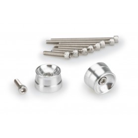 Puig Bar End Aluminium Mod Speed Suzuki Silver
