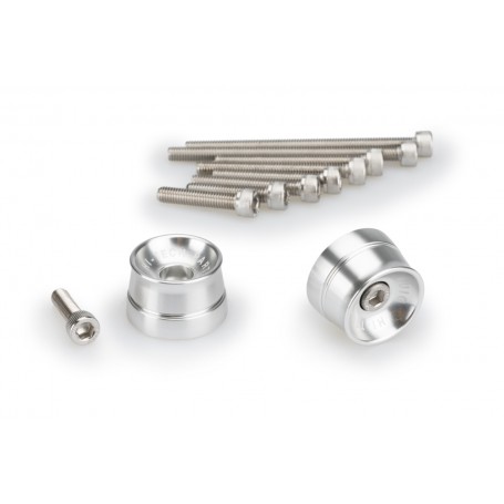 Puig Bar End Aluminium Mod Speed Suzuki Silver