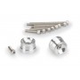 Puig Bar End Aluminium Mod Speed Suzuki Silver