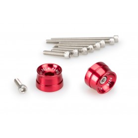 Puig Bar End Aluminium Mod Speed Suzuki Red