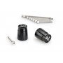 Puig Bar End Aluminium Mod Sport Suzuki Black