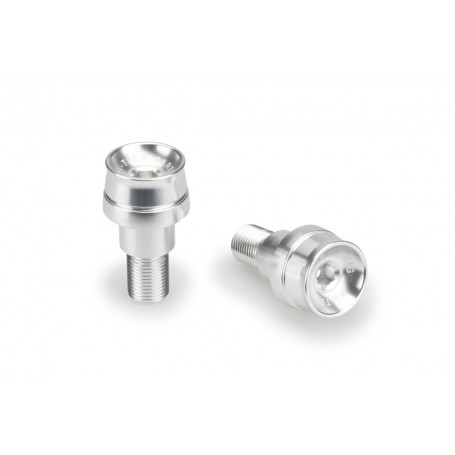 Puig Bar End Aluminium Mod Speed Yamaha Silver