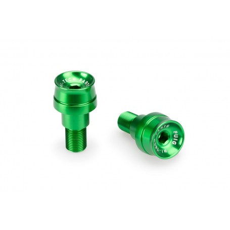 Puig Bar End Aluminium Mod Speed Yamaha Green