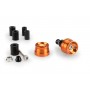Puig Bar End Aluminium Mod Speed Universal Orange