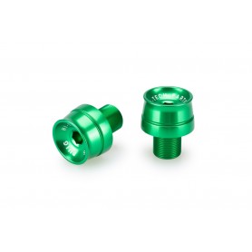 Puig Bar End Aluminium Mod Speed Kawasaki Green