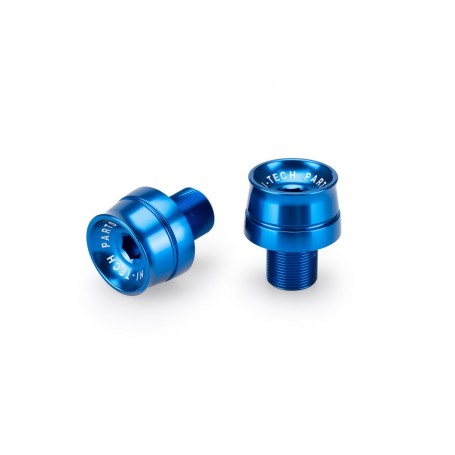 Puig Bar End Aluminium Mod Speed Kawasaki Blue