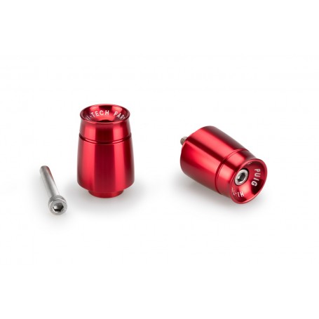 Puig Bar End Aluminium Mod Sport Yamaha Red