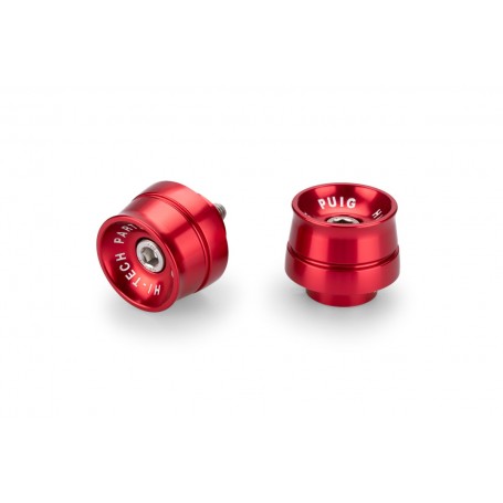Puig Bar End Aluminium Mod Speed Yamaha Red