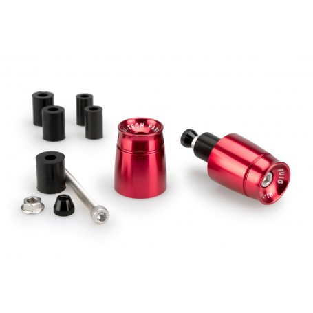 Puig Bar End Aluminium Mod Sport Universal Red