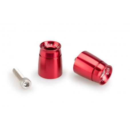 Puig Bar End Aluminium Mod Sport Kawasaki Red
