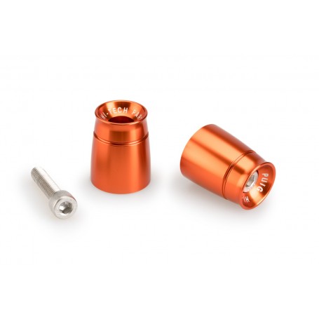 Puig Bar End Aluminium Mod Sport Kawasaki Orange