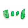 Puig Rubber Ends By Pair Fr.Sliders Pro 2.0. Green